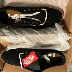 Vans Black Canvas Sneakers (Chukka Lows)